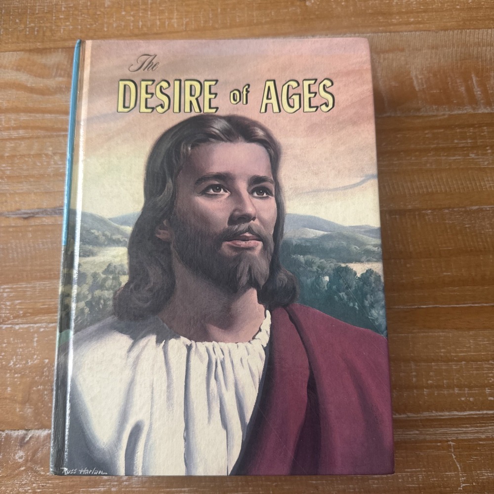 The Desire Of Ages By Ellen G.‎ White 1964 Hardcover Illustrated Book 800 Pages